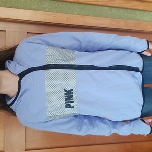 PINK Zip Up Hoodie(L)